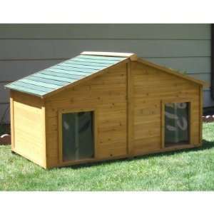  Premium Pet Products Simply Cedar Duplex Dog House with 