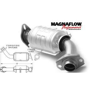MagnaFlow Direct Fit Catalytic Converters   83 84 Dodge Power Ram 50 2 