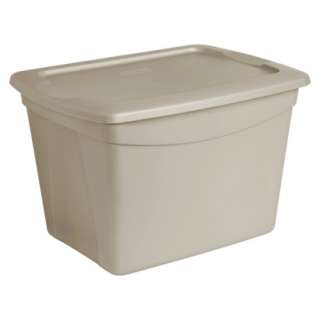 Sterilite 18 gal. Tote Nickel Set of 8.Opens in a new window