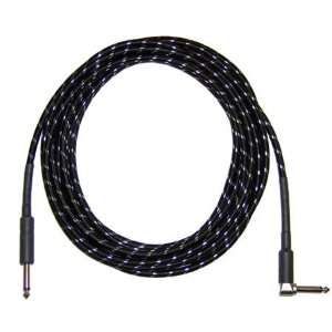  CBI Braided 6 Foot Right Angle Guitar Instrument Cable 