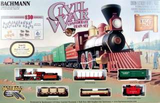 Bachmann HO Scale Train Sets Analog Civil War   Confederate 00709 