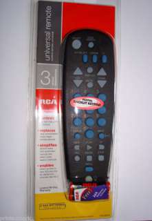 UNIVERSAL RCA REMOTE CONTROL FOR TV SAT CABLE VCR DVD  