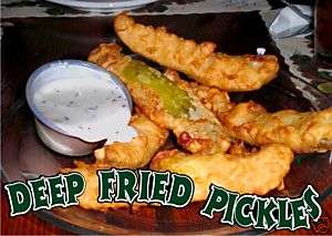 Deep Fried Pickle Restaurant Fast Food Sign Decal 12  