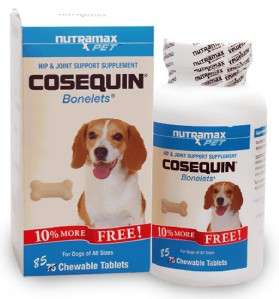 Cosequin Hip & Joint, Pain Supplement bonelets with MSM Dogs all sizes 