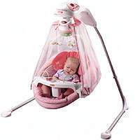 FISHER PRICE BUTTERFLY GARDEN PAPASAN CRADLE SWING NEW  
