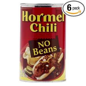 Hormel Chili No Beans, 25 Ounce (Pack of Grocery & Gourmet Food
