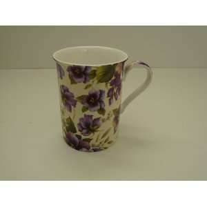  Cream Pansy Fine Bone China Mug 