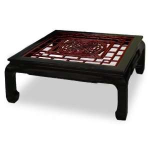  Rosewood Square Coffee Table w/Longevity Emblem