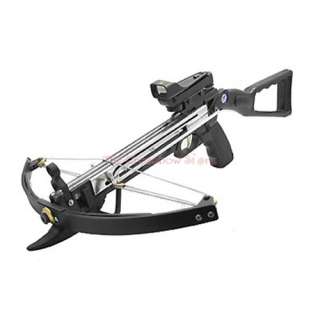 NcStar 90 lbs Pistol Crossbow with Red Dot Scope + 10 Arrows 