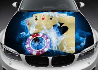 DECAL VINYL COLOR STICKER HOOD FIT ANY CAR ANIME #63  
