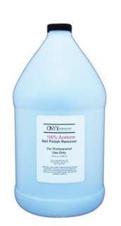 Onyx Professional 100% Pure Acetone Nail Polish Remover Gallon  