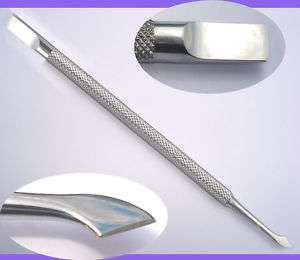 Steel Manicure CUTICLE NAIL PUSHER Pterygium Remover  