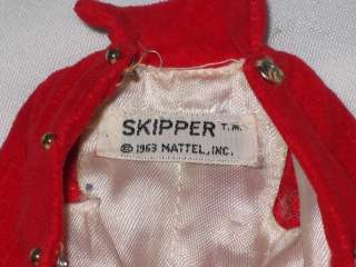 VTG SKIPPER & SKOOTER Doll Case & Clothing 1963/1965  