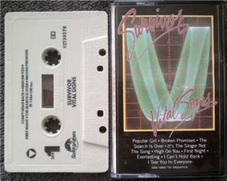 SURVIVOR Vital Signs (Cassette,1984)  