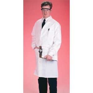 Fisherbrand Mens and Womens Lab Coats with Knit Cuffs, Size Medium 