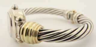 Designer David Yurman 14K Gold & Silver Watch Bracelet  