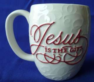 Coffee Mug Cup Dayspring Cards Jesus Is The Gift 2007  
