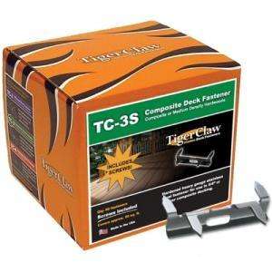 TIGER CLAW TC 3S HIDDEN DECK FASTENER 90 PC BOX  