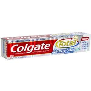  Colgate Total Toothpaste, Advanced Clean Plus Whitening 