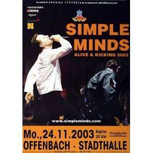   Alive & Kicking 2003   CONCERT   POSTER from GERMANY