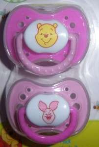   pooh Pacifier 2 Pack, Baby Shower, Piglet, Tigger, Diaper Cake  