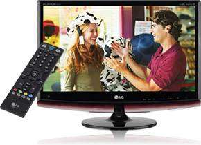   Inch Widescreen 1080p LCD TV Monitor (Black)