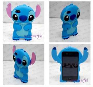 3D Stitch Disney 86HERO Case Cover for Apple iPhone 4 / 4S  