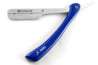 Shaving Razor Shavette FREE Disposable Blades BLUE XD20  