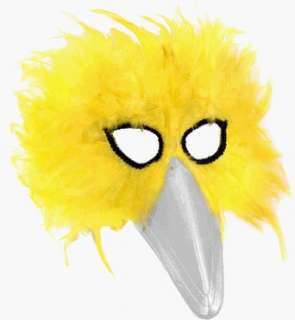  Adults Big Yellow Bird Face Costume Mask Clothing