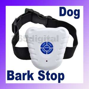 Ultrasonic Safe Bark Stop Dog Collar Barking Control  