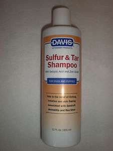 Sulfur & Tar Dog Shampoo   Veterinary Products 087717907099  