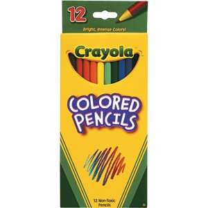  Crayola® Long Barrel Colored Woodcase Pencils, 3.3 mm 