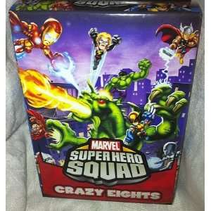    Marvel Super Hero Squad Crazy Eights Card Game Toys & Games
