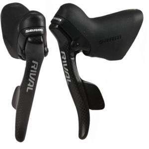 NEW 2010 SRAM Rival Double Tap Shifters Levers CARBON  