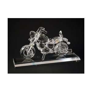  CRYSTAL C459    Motorcycle Set optical crystal award 