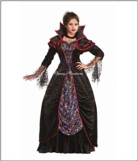 Gothic Medieval Vampire/Witch Fancy Dress Costume Sz XL  