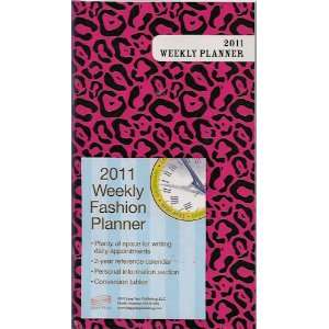  2011 Pretty in Pink Travel Sized Weekly Planner Office 
