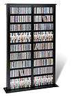 New PrePac Black Double Barrister CD/DVD Storage Tower