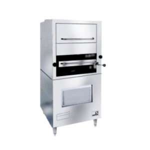   LP   1 Infrared Deck Type Broiler w/ Enclosed Based & Warming Oven, LP