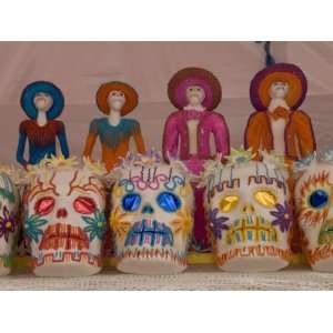 Sugar Skull Decorations for the Day of the Dead Festival, San Miguel 