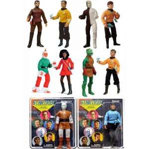    Star Trek Retro Cloth Action Figures Set Of 10 Toys & Games