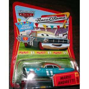   CARS MARIO ANDRETTI RACE O RAMA CHASE PACKAGE CHASE CAR #97 Toys