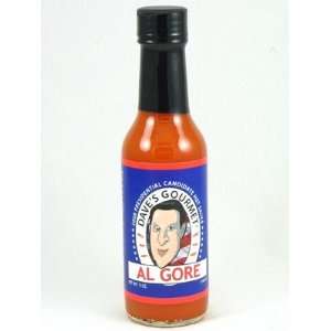 Daves Gourmet Presidential Candidate Al Gore Hot Sauce 5 Oz  