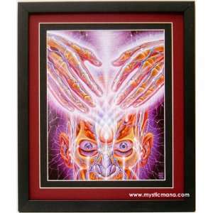  Light Weaver By Alex Grey ,Framed & Double Matted 12x15 