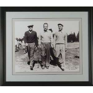 Ben Hogan, Keiser, & Craig Wood 1938 Masters Framed Golf