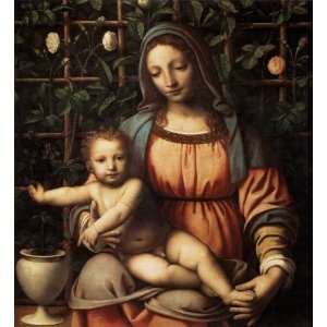 FRAMED oil paintings   Bernardino Luini   24 x 26 inches   Madonna in 