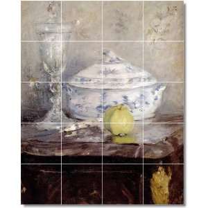 Berthe Morisot Still Life Ceramic Tile Mural 28  17x21.25 using (20 