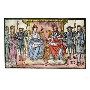  William and Mary, the Protestants Joy Premium Poster 