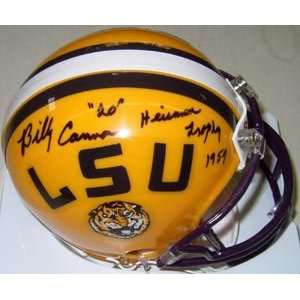 Billy Cannon Signed LSU Tigers Riddell Replica Mini Helmet