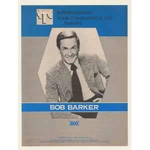  1979 Bob Barker Photo Booking Print Ad (49350)